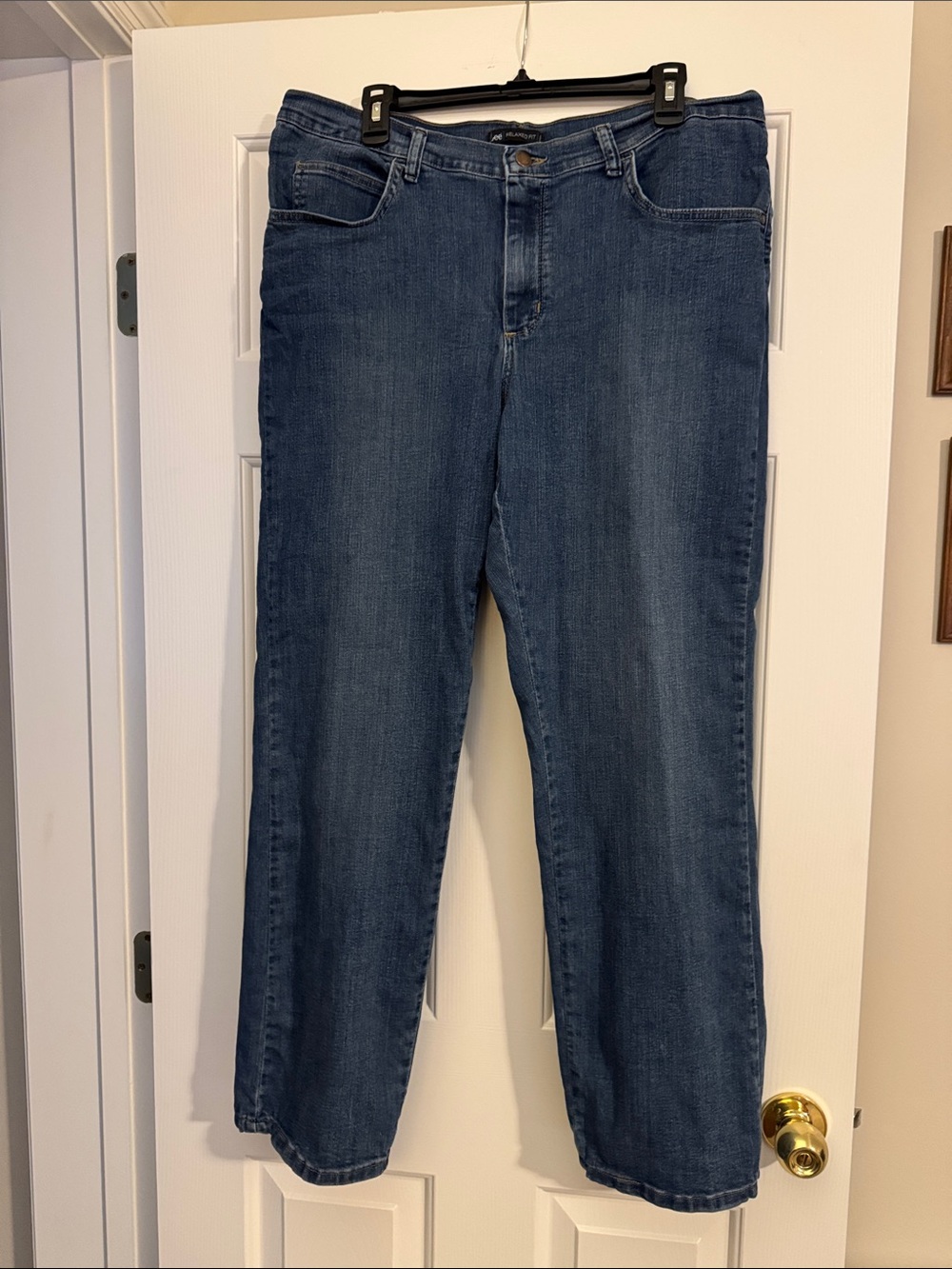 Lee Relaxed Fit Denim Jeans in Medium Blue